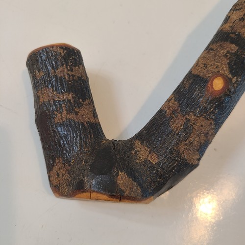 Authentic Handcrafted Irish Blackthorn Wooden Shillelagh Walking Stick Brown - Picture 2 of 7