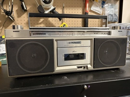 Pioneer SK-400 BOOMBOX AM/FM Radio Cassette As Is