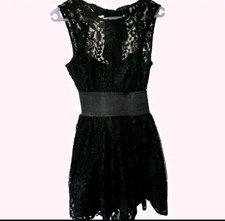 Windsor Floral Lace Homecoming Prom Party Little Black Dress Women’s M