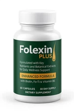 Folexin Plus Support Supplement for Women & Men with Biotin, Vitamin B6 & Othe.
