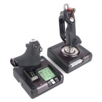 945-000003 Logitech Saitek Pro Flight X52 System Joystick und Gasregler verk ~D~