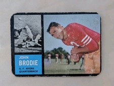 John Brodie 1962 Topps #152 49ers