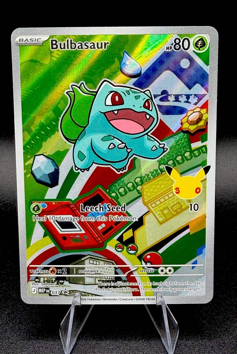 Pokémon TCG Pokémon Bulbasaur Bulbasaur Holo 037 PROMO