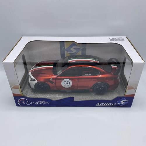 2022 ALFA ROMEO GIULIA GTAM #99 "MUGELLO 1969" 1/18 DIECAST BY SOLIDO S1806904 - Picture 1 of 4