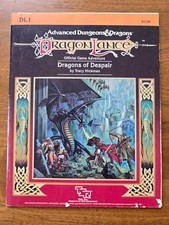 AD&D 1st Edition DL1 Dragonlance Dragons of Despair Complete Module TSR 9130