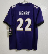 Youth Baltimore Ravens Derrick Henry #22 Stitched Jersey Size L (14/16) NWT 