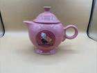 Fiestaware Looney Tunes Vtg 1994 Tweety Bird TEAPOT Rose Peony Tea & Pie Granny