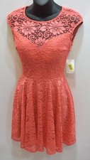 B DARLIN FIT AND FLARE LACE  DRESS SZ 3/4 *NEW* WITH TAG