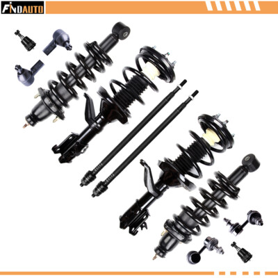 For 02-06 Honda CR-V All Models Front Rear Struts Tie Rods Ball Joints Sway Bars