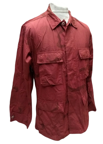 Giacca Camo Vintage Leggera Rip Stop U.S. Military Over Dyed Media-Regolare