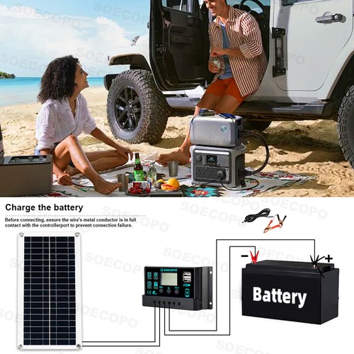 10000W Power Inverter Solar Generator With 200W Solar Panel Home Complete Set - Picture 13 of 21