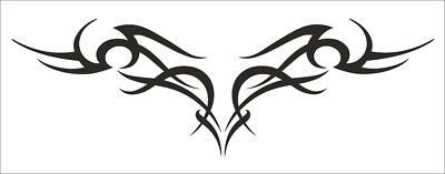 Tribal Design 2 große Neuheit Vinyl Aufkleber Auto Van LKW Decal TVP Motorhaube
