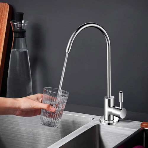1/4 Inch RO Drinking Kitchen Water Filter Faucet Reverse Osmosis System Sink Tap - Picture 5 of 11