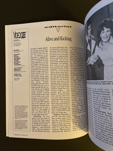 VIDEOOZE # 5 ‘93 Horror & Exploitation Fanzine & SCREEM Magazine #5 ‘94 NEW / VF - Bild 5 von 13