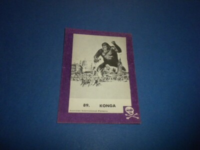 TERROR MONSTER SERIES card #89 series 2 1963 ROSAN NY purple