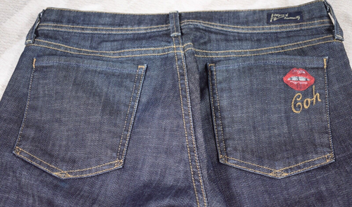 CITIZENS OF HUMANITY Womens Blue Crop Jean Stretch Bisou #259 Bardot Capris 28 - Picture 14 of 17