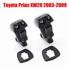 2Pcs Front Windshield Wiper Washer Hood Jet Sprayer Nozzle For Toyota Prius XW20
