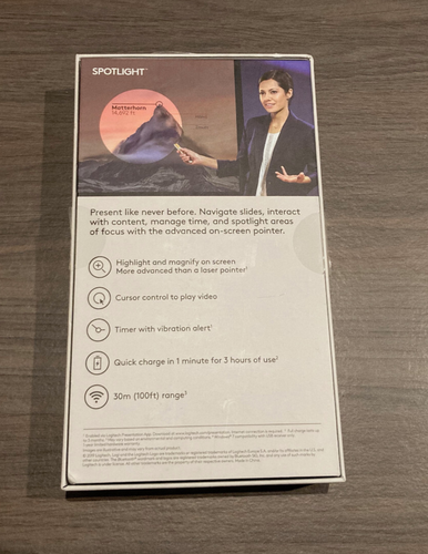 Logitech Spotlight Wireless Presentation Remote Control - TESTED - Photo 2/7