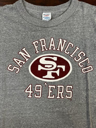 Champion San Francisco 49ers shirt 1980s single stitch all around Made In Usa - Picture 5 of 8