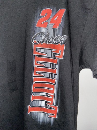 Chase Elliott #24 2016Hendrick Motorsports Men's Black Shirt 2Sided Medium - Picture 2 of 4