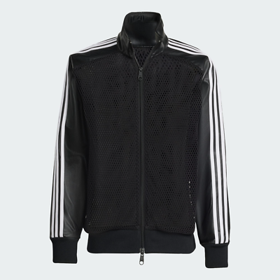 adidas x Jeremy Scott Faux Leather Mesh Track Top JY2016