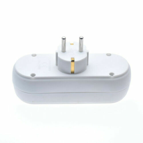 Doppelstecker 3-fach Steckdosen Mehrfachstecker Adapter Steckdosenverteiler DE - Bild 1 von 12