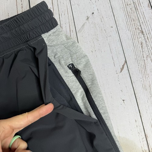 Lululemon City Commute Shorts Gray Black Mens Large Athletic Sweat Shorts M7AAZS - Picture 3 of 11