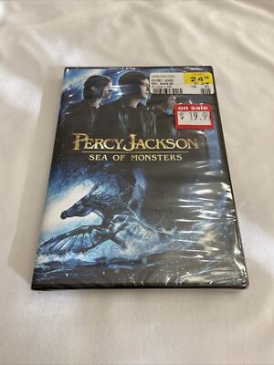 Percy Jackson Sea of Monsters DVD Video Movie 2013 New Sealed Y34