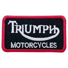 Triumph Motorcycles Biker Rocker Iron Sew On Embroidered Patch