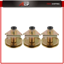 3 PK Spindle Assembly for John Deere AM124511 AM118532 (STX38-Black deck,STX46)