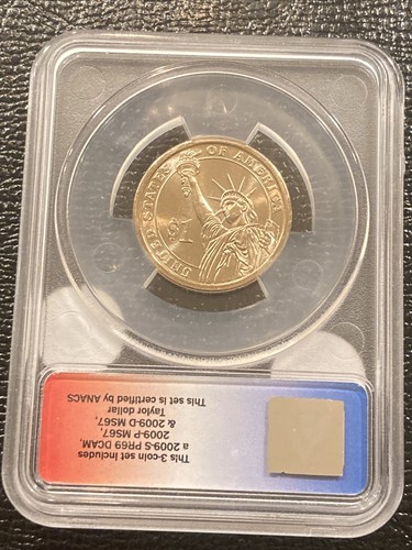 2009-P Presidential Dollar Taylor MS67 1st Day of Issue K134 - Picture 2 of 2