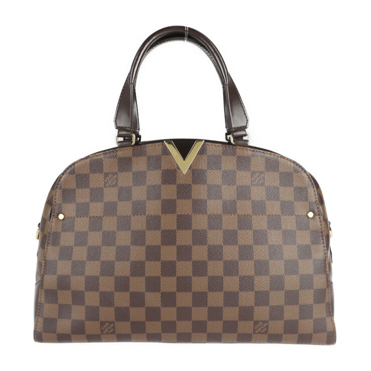 Louis Vuitton N41505 Kensington Bowling Brown Damier Hand Bag Ex++ 