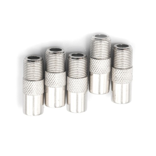 5Pcs F Type Female To TV Aerial RF Coaxial Male Connector Adapter Plu。qo - Afbeelding 1 van 7