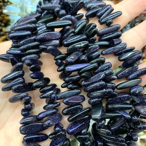 Venta al por mayor cuentas sueltas de ágatas de piedra natural irregulares para hacer joyas de 15,5"" - Imagen 50 de 66