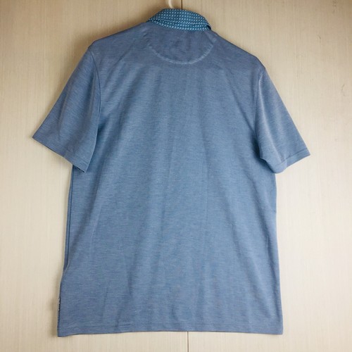 TED BAKER London Men's Blue Button Polo Short Sleeve Pocket Shirt Size 4 Small - Picture 7 of 11