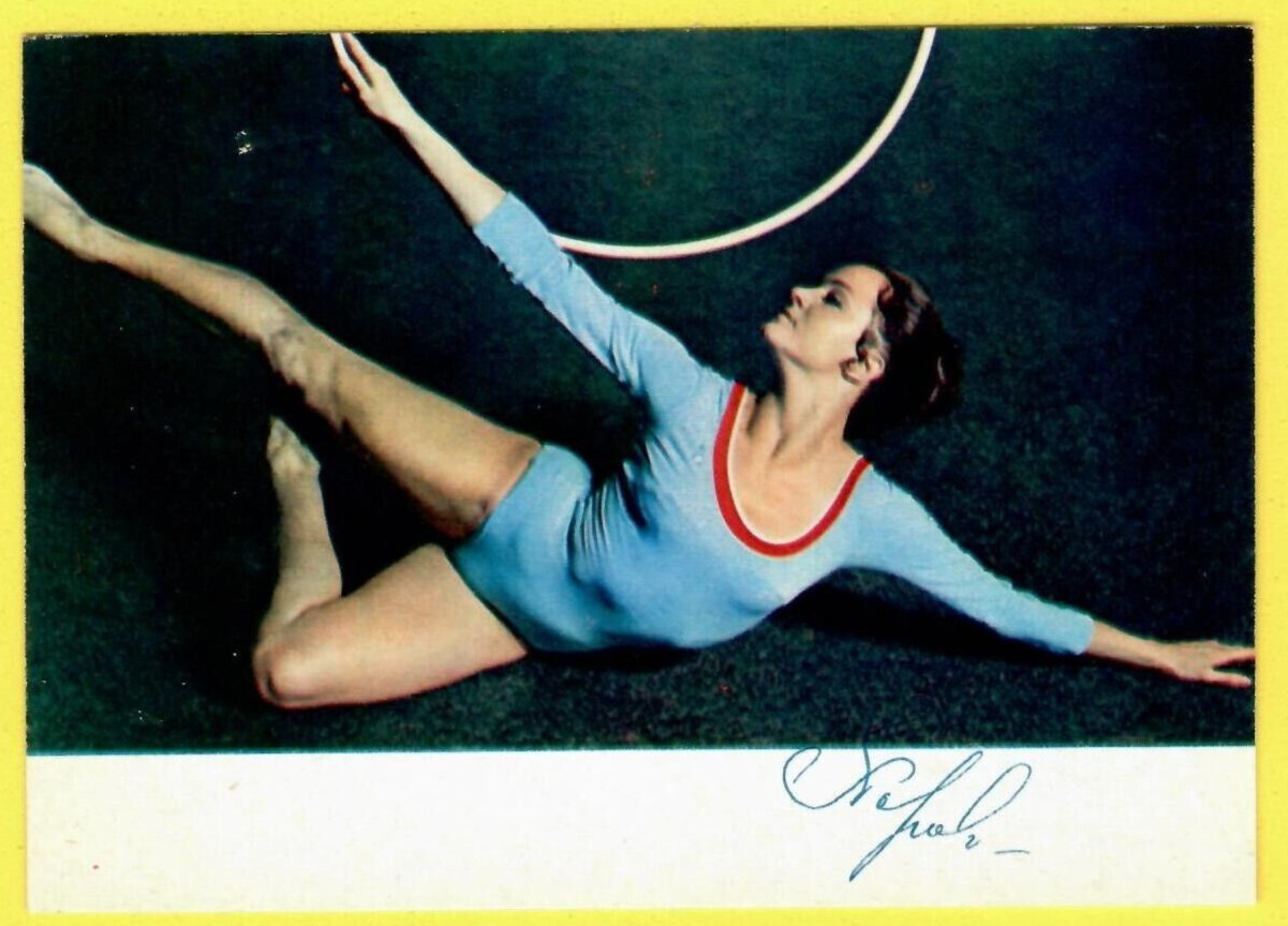 Sport Russia Lubov Paradieva World Champion In Gymnastics Vintage Pc. 2614
