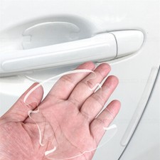 8x Invisible Car Door Handle Scratch Protector Cover Anti-collision Accessories