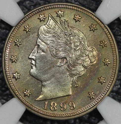 1899 Liberty V Nickel 5c NGC - PF65 PR65 Beautiful and original!