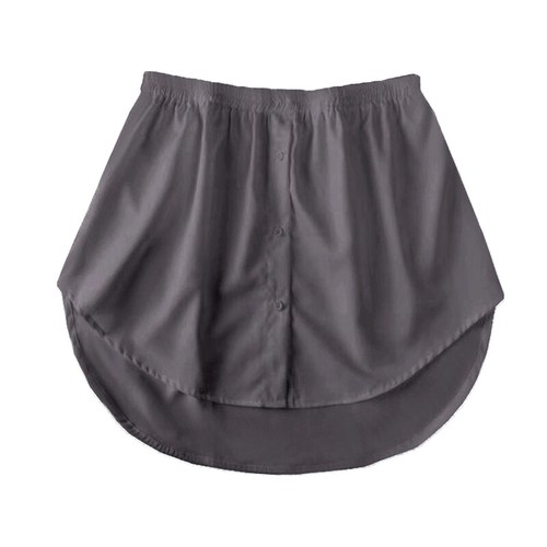 Adjustable Women Mini Skirt Shirt Extenders Layering Fake Top Lower Sweep S-5XL - Picture 39 of 117
