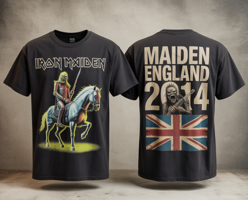 Iron Maiden Tour Trooper Unisex T-Shirt doppelseitig - Bild 3 von 3