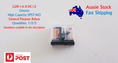 G2R-1A-E-DC12 - Omron - General Purpose Relays High-Capacity SPST-NO