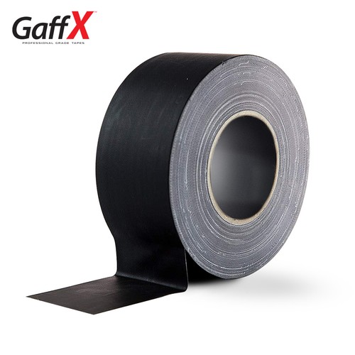 ProX XGF-360BLK 3 Inch Matte Black GaffX™ Gaffers Tape - 60 Yard Roll - Picture 2 of 4