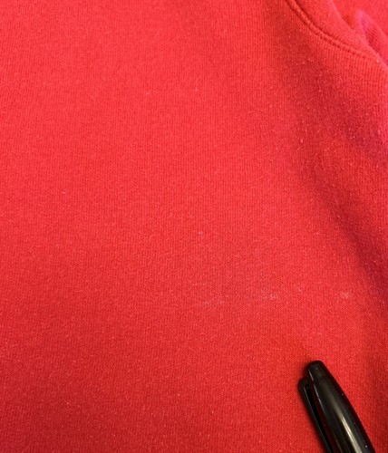 Sudadera con capucha roja auténtica vintage Champion Eco para hombre XL lectura en dificultades - Imagen 19 de 23