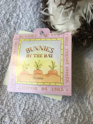 Bunnies By The Bay Brown and White Plush Owl - Picture 5 of 8