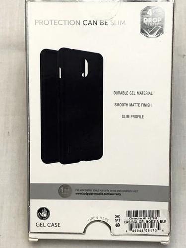Body Glove Gel-Hülle für Nokia 3.1 A -- schwarz - Bild 2 von 4
