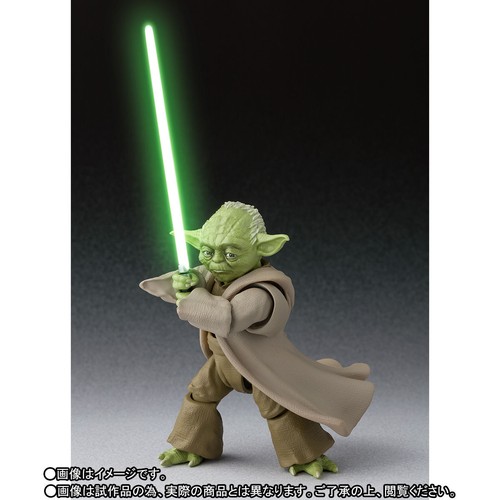 S.H.figuarts STAR WARS YODA Revenge Of The Sith BANDAI Used Figure with box F/J - Picture 6 of 17