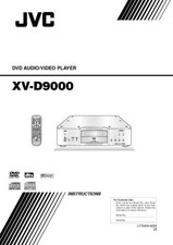 JVC XV-D9000 DVD Player Owners Instruction Manual Reprint