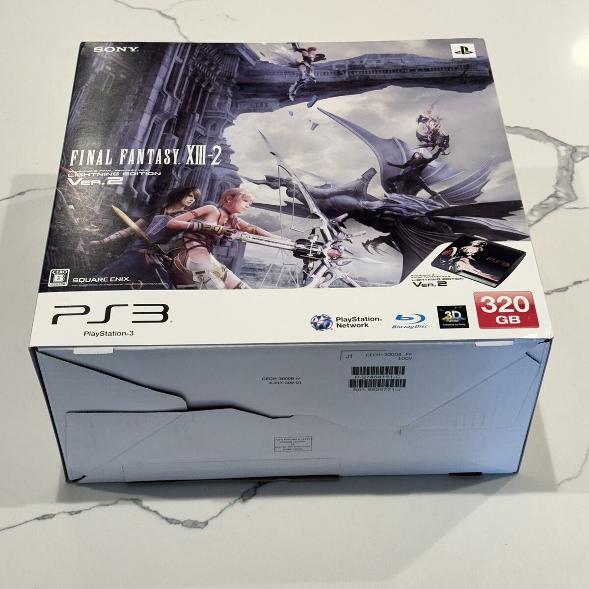 Final Fantasy XIII-2 Lightning Edition VER. 2 PS3 JP Console Final Fantasy XIII-2 Lightning Edition VER. 2 PS3 JP Console