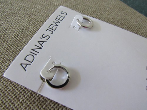 Adina's Jewels Sterling Silber Huggie Creolen - Bild 2 von 3