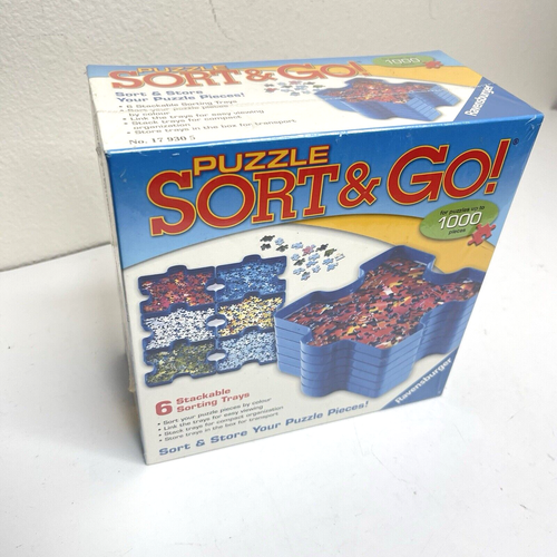 Brand New! Sort Ravensburger & Puzzle Go Stackable Jigsaw Sorting Trays - Picture 2 of 6